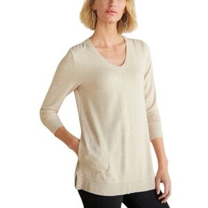 Soft Surroundings Siesta Soft Tunic Style Number: 2BR58 Pockets Cream Med